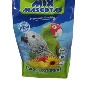 Mix Mascotas loro y cotorras.