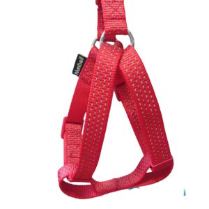 Arnés rojo de nylon Numbell