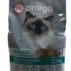 Ifa adulto gato esterilizado control bola de pelo