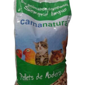 Cama natural de pellet de Madera.